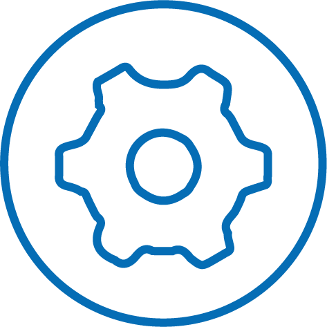 Blue Tech Icon