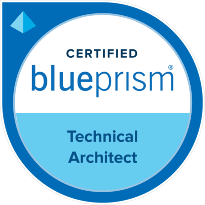 Blue Prism Technical Architect Badge NEW